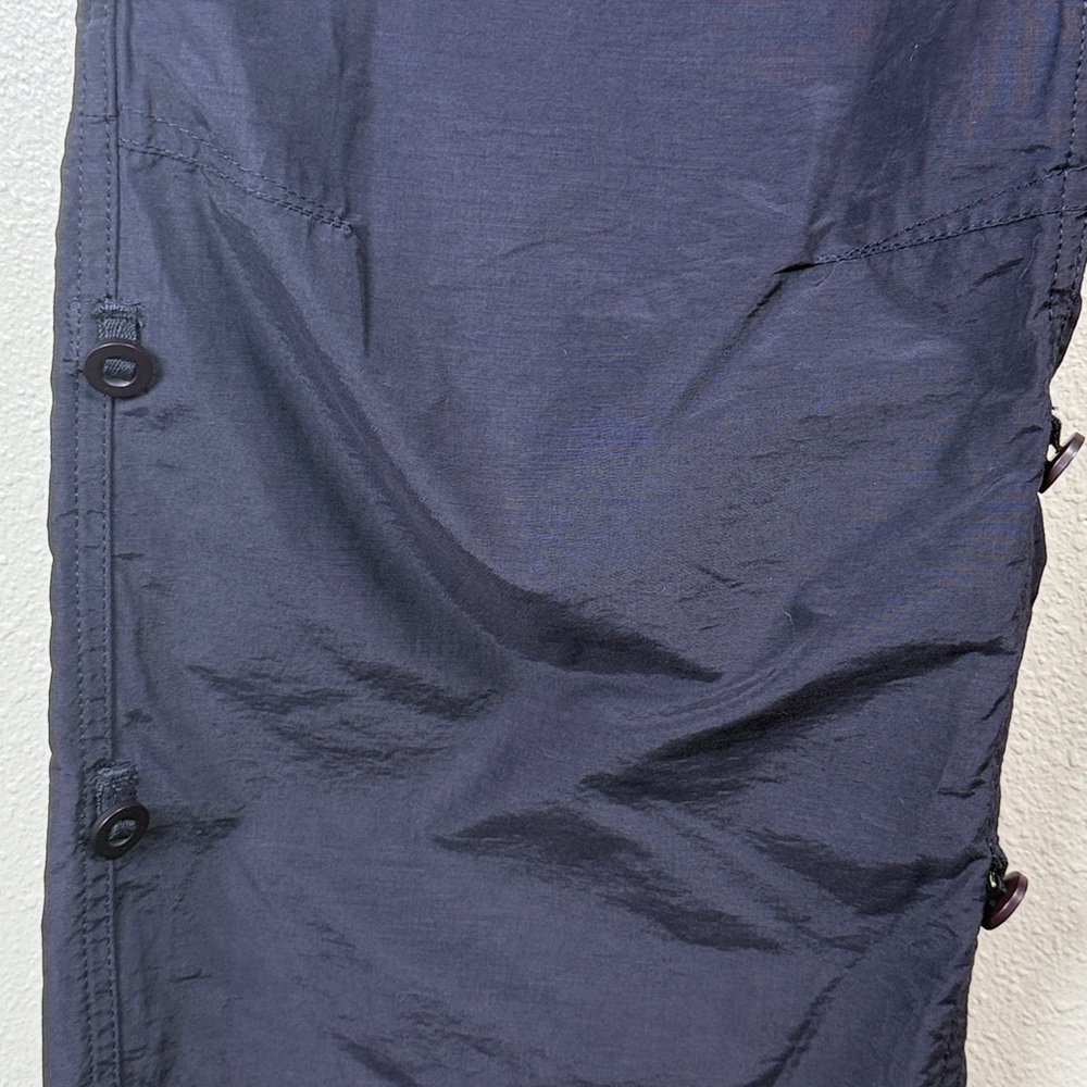 LANDS END‎ Convertible Hiking Pants Women 8 Navy Secure Pockts Outdoor Trailwalk - Picture 12 of 17